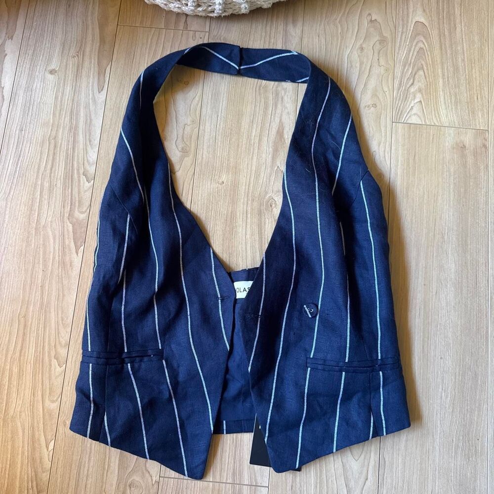 Nicholas Women's Navy and Blue Gilet